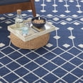 thumbnail image 6 of Nourison Grafix Moroccan Navy 8'6" x 12' Area Rug, (9x12), 6 of 8