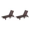 thumbnail image 1 of Paradise Chaises Longues Adirondack en Plastique pour Extérieur (Ensemble de 2), 1 of 9
