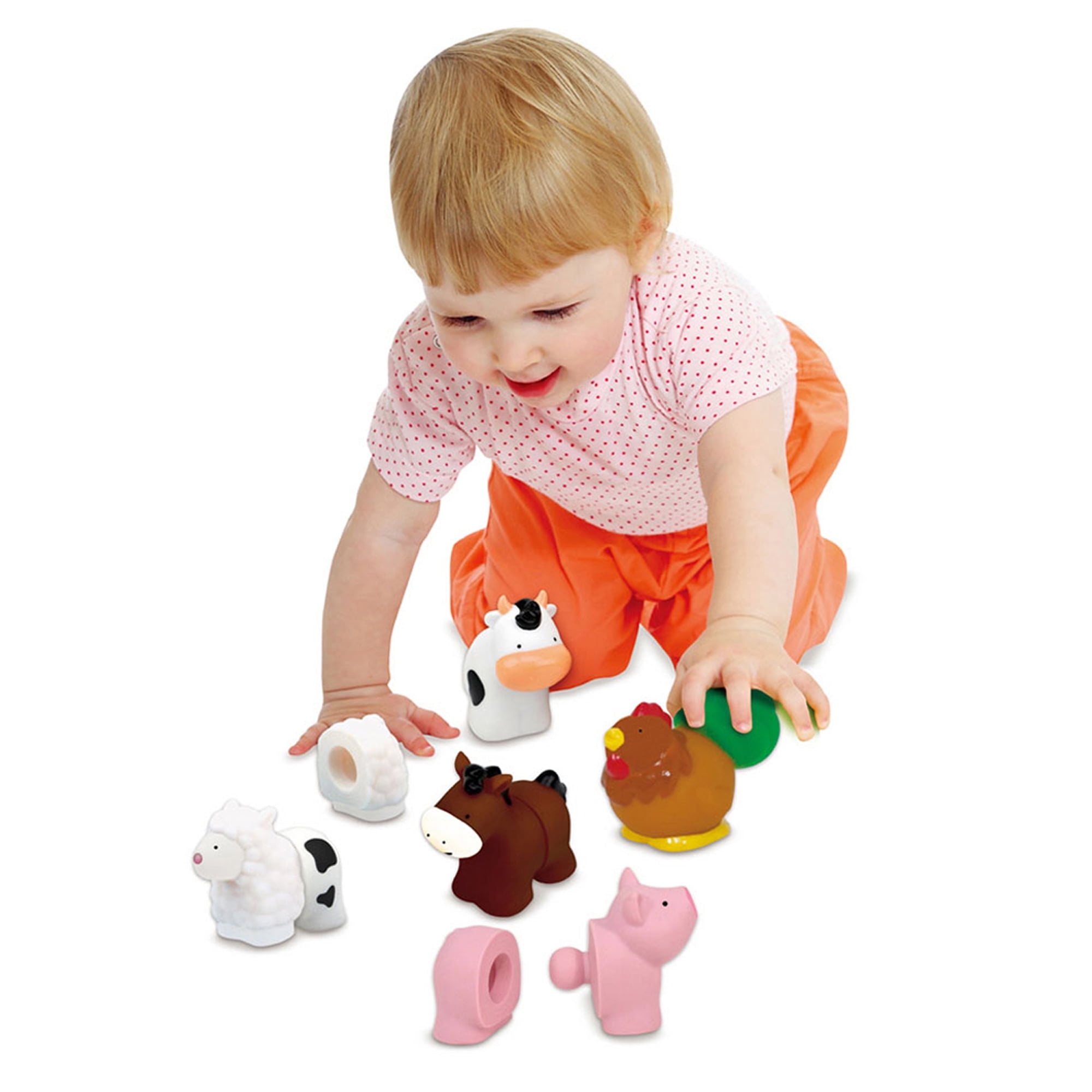 pop blocs farm animals