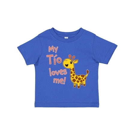 

Inktastic My Tío Loves Me- Cute Giraffe Gift Toddler Boy or Toddler Girl T-Shirt