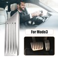 thumbnail image 1 of Almohadillas Para Pedal De Coche, Cubiertas Compatibles Con Tesla Model 3, Pedales De Acelerador De Freno De Acero Inoxidable, Pedal De Pie De Aleación De Aluminio Cateissary VI012197-01, 1 of 6