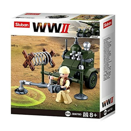 UPC: 0639939930944 | SlubanKids Army Vehicle Army Fighter Jet Building Blocks WWII Series Building Toy