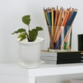thumbnail image 4 of Soimiss 1Set White Double Layer Breathable Flowerpot with Root Control for Indoor Gardening, 4 of 8