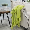 thumbnail image 3 of Home Soft Things Braided Throw - Oasis green - 60" x 80" Jumbo, 3 of 5