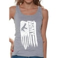 thumbnail image 1 of Awkward Styles American Flag Army Women Tank Top I'm American USA Army Women Shirt Love USA Retro USA Army Tank for Women 4th of July Party USA Army Women Top Patriotic Gifts, 1 of 4