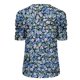 thumbnail image 5 of Casual Camisetas de Manga Corta para las Mujeres Imprimir Mangas Puff Cuello en V Camiseta, Poliéster Verano, 5 of 5