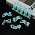 thumbnail image 5 of Spencer 100Pcs Clothes Hanger Connector Hooks, Stackable Connection Hooks for Clothes, Cascading Hanger Hooks for Heavy Duty Space Saving Clothes Closet Wardrobe (Blue), 5 of 8