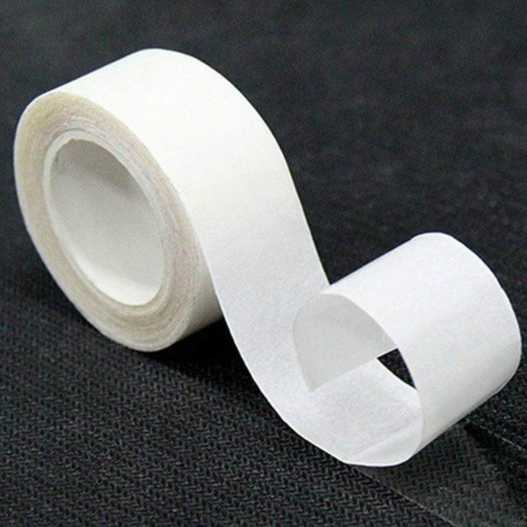50 Sheets Double Sided Clothing Tape Clear Semicircular Disposable Fabric  Strong Tape for Dress Clothes for Men Women - AliExpress
