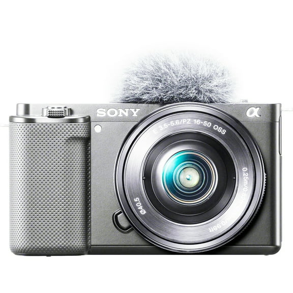 Sony ZV-E10 Mirrorless Camera with E PZ 16-50mm Lens, Black