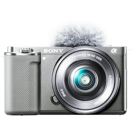 Sony ZV-E10 Mirrorless 24.2MP 4K Digital Camera with 16-50mm Lens Black