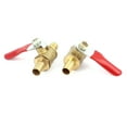 thumbnail image 2 of Unique Bargains 8mm OD Hose Rotary Handle Water Oil Gas Flow Shut Off Control Ball Valve 2pcs, 2 of 4