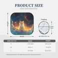 thumbnail image 3 of Windshield Sun Shade, Starry Sky Constellation Cat Foldable Car Sun Shade Windshield for Front, 2 Pieces, 3 of 7