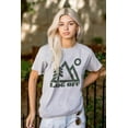 thumbnail image 3 of Log Off Nature Outdoors Hike Camping Plus Size Crewneck Graphic Tee Shirt Brisco Brands 4X, 3 of 5