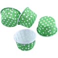 thumbnail image 1 of Aluminum Foil Paper Cups 100Pcs Cake Inner Village Mini Paper Cup Baking Box Cake Cooking Tools Baked Goods Accessories(GREEN), 1 of 2