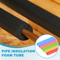 thumbnail image 5 of Uxcell Pipe Insulation Foam Tube, Pool Noodles Foam Tubing Covers for Swimming Pool Handle Heat Preservation Sleeve Blue 1-1/4" (32mm) ID x 3.3FT x 2-1/16" OD, 5 of 7