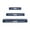Blue 3 Shelves Solid Knot Rectangle S/3 32", 24", 16"W, variant on DecMode 32", 24", 16"W 3-Tier Blue Knot Wall Shelf with Knotted Rope (3 Count)