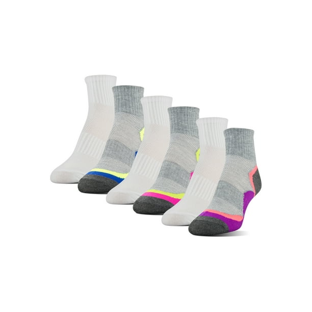 Athletic Works Women's Ultralite Ankle Socks, 6 Pairs - Walmart.com