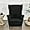 Black, variant on CJC Wingback Chair Slipcover Stretch Chair Cover 2 Pieces with Cushion Cover Soft Armchair Furniture Protector for Living Room Bedroom