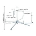 thumbnail image 4 of Heavy‑Duty Adjustable Pipe Reel Dispenser Stand with Tripod Base – Portable Pipe & Cable Reel Holder for Construction, Plumbing & Outdoor Jobs, 4 of 14
