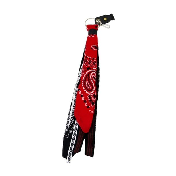 Cintas para empuñaduras de manillar de motocicleta genéricas, accesorios para colgar en el manillar. negro rojo