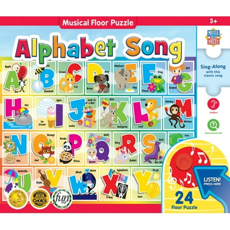 UPC: 0705988113093 | MasterPieces 24 Piece Sing-A-Long Sound Jigsaw Puzzle – Alphabet – 18 x24