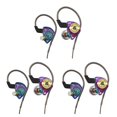 thumbnail image 1 of ZLight AK3 FiLe Wired Earbuds 3.5mm Music Sound Earphone with Mic Dynamic Calling Headset Replacement with Eaps Colorful 3Set, 1 of 6