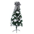 thumbnail image 6 of Christmas Checked Tree Topper, Large Toppers Bow, Black and White Plaid Buffalo Decorative Bows for Christmas Decoration, 22.83*12.99 Inches, 6 of 6