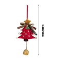 thumbnail image 4 of EWASWON Red Jingle Bell Christmas Ornament - Small Hanging Bell Decor for Christmas Tree, Home & Car, Festive Holiday Sound Decoration, 4 of 6