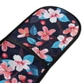 thumbnail image 2 of Dailycode Double Sided Oven Mitt with Loop Heat Resistant Kitchen Long Potholders 7" x 35" Watercolor Flowers and Leaf, 2 of 6