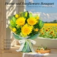 thumbnail image 3 of Bouquet de girasoles preservados Hanameguri Forever Flowers, 3 of 8