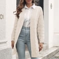 thumbnail image 2 of TAGOLD Womens Cardigan Coats,Woman Fashion Long Sleeves Solid Color Loose Tops Blouse Sweater Cardigan, 2 of 6