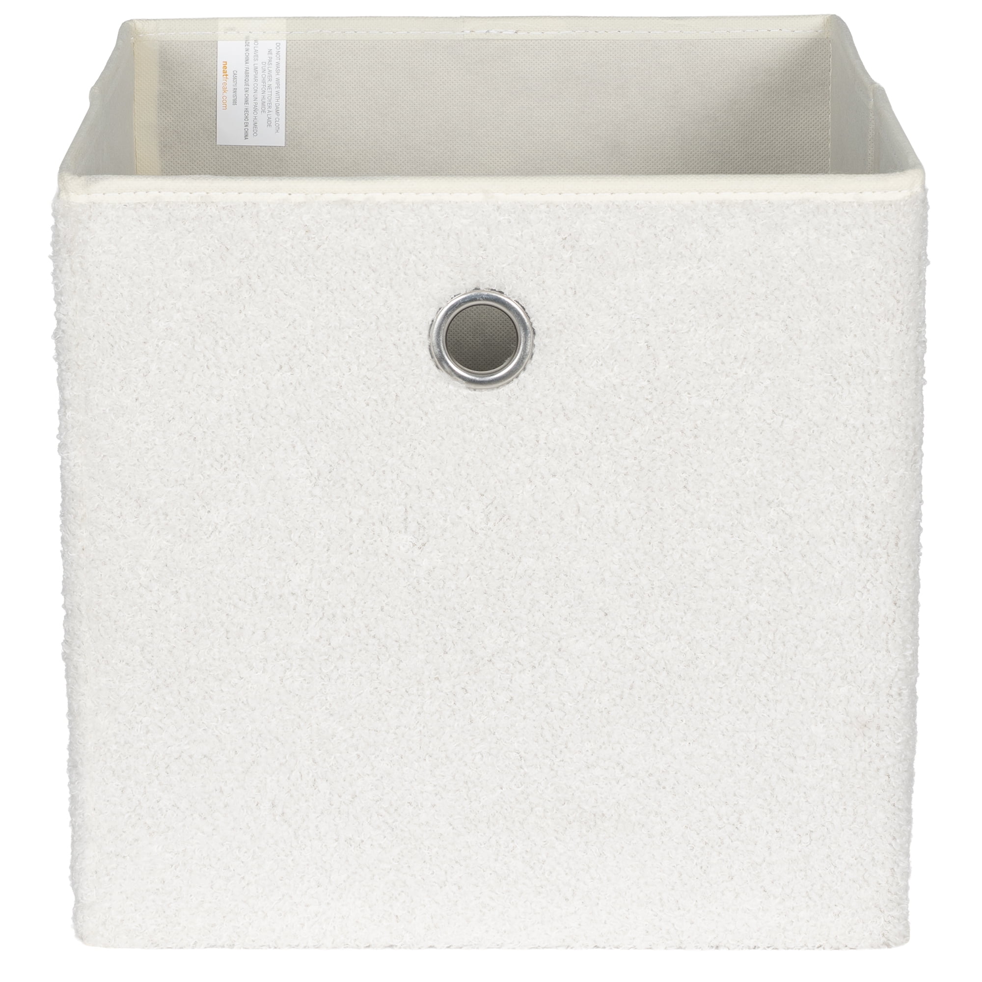 Neatfreak Kids Fuzzy Storage Cube, with grommet handle