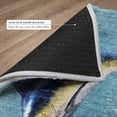 thumbnail image 6 of Addison Rugs Dream Shag Premium Machine Washable Transitional Sailfish Bermuda Rectangle Rug, 3' x 5', 6 of 8