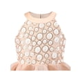 thumbnail image 5 of Sunny Fashion Girls Halter Dress Brown Tiered Pageant Hi-lo Hollow Back Princess Party 7 Years, 5 of 7