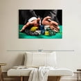 thumbnail image 2 of Elephant Stock All In Poker Wall Art - Horizontal Canvas Wall Art - Living Room Wall Decor - Hobbies And Lifestyle Canvas - Black And Teal Decor - 39" x 26", 2 of 8
