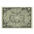 thumbnail image 1 of Astrology Cutting Board, Series of Mystic Esoteric Old Map with Man with Vintages, Decorative Tempered Glass Cutting and Serving Board, Large Size, Ecru Black, by Ambesonne, 1 of 1