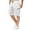 White, variant on EGNMCR Mens Shorts Men's Workwear Shorts, Mid-waist, Multi-pocket, Slim-fitting Five-piece Shorts Pants Gifts for Men