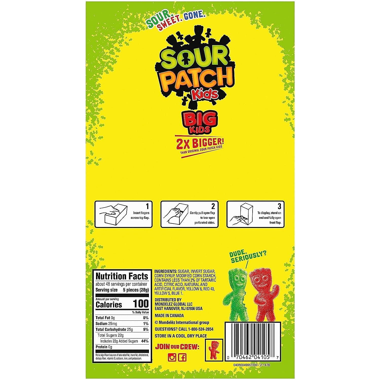 Sour Patch Kids Assorted Candy, 240 (AMC4314700)