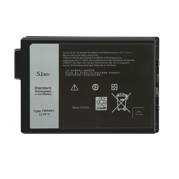 7WNW1 Laptop Battery Replacement for Dell Latitude 7424 5424 5420 Rugged Extreme