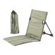 thumbnail image 2 of Silla de playa con respaldo, cojín plegable para silla, cojín para asiento tubo de hierro verde, 2 of 8