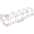 thumbnail image 4 of vidaXL Bike Rack for 5 Bikes Galvanised Steel, 4 of 4