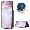 thumbnail image 5 of Compatible with Samsung Galaxy S23 Plus Wallet Case, PU Leather with Card Holder Kickstand Removable Shoulder Strap & Lanyard Case Protective Back Case Cover for Samsung Galaxy S23 Plus, Darkblue, 5 of 11