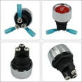 thumbnail image 3 of Shisuyan Automotive Switches Aluminum Alloy Car Starter Ignition Button 1 Set, 3 of 8