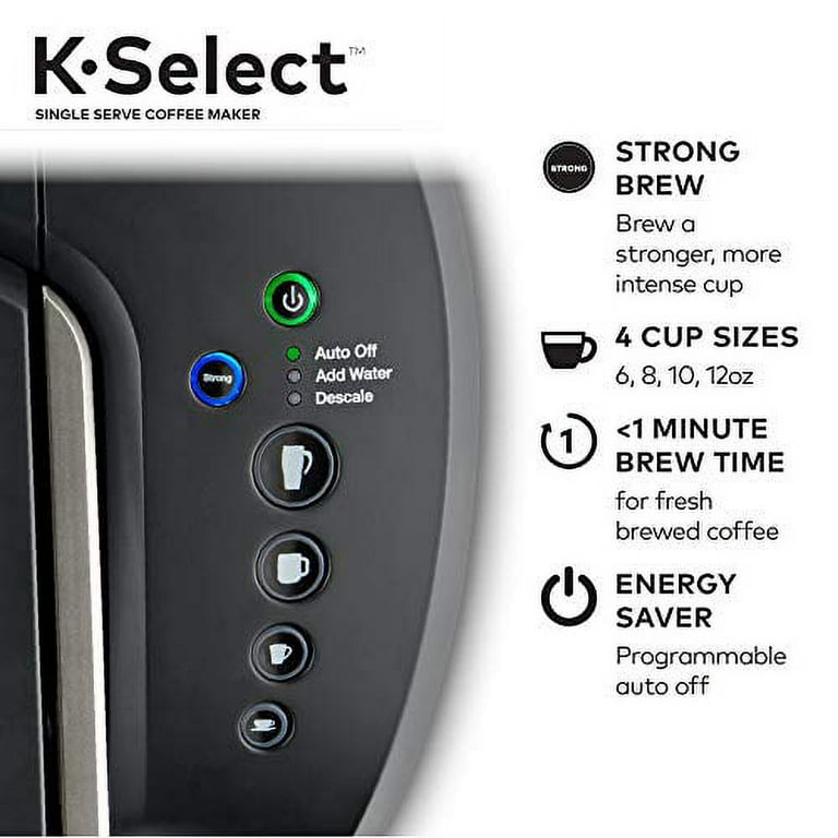 Keurig K-Select Single Serve Coffee Brewer, Strong Brew Technology