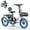 6 Speed Pro - Sliver, variant on ABORON 20" Fat Tire Electric Trike 750W 48V Motorized Folding Commute E-Bike for Adult, Foldable 3 Wheel Electric Bicycle Trike for Senior Women with Front & Rear Basket