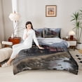 thumbnail image 4 of Castle Fairy Steam Engine Queen Comforter Set,Railway Train Bedding Comforter Set, 4 of 8