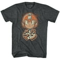 thumbnail image 3 of Mega Man Mega Retro Black Heather Adult T-Shirt, 3 of 3
