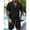 Black, variant on Men's 2 Pieces Outfits Summer Beach Set See Through Sheer Short Sleeve Shirts and Shorts Sets