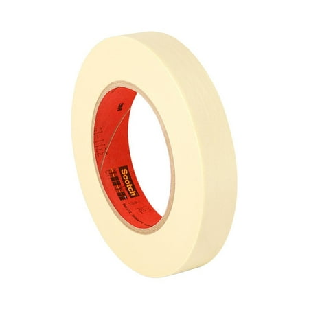 3M 200 Utility Purpose Paper Tape - 1 in. x 180 ft. Crepe Paper Masking ...