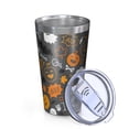 thumbnail image 2 of 16oz Tumblers Halloween Ghosts Pumpkins and Bats Stainless Steel Vacuum Insulated Double Wall Travel Tumbler Cups Mug with Lid and Straw,Cleaning Brush for Coffee,Tea, 2 of 4